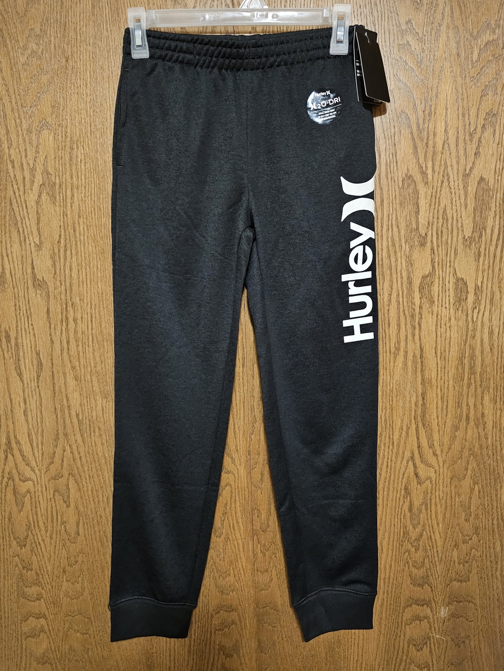 Hurley Kids' Black Logo Jogger Pants